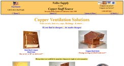 Desktop Screenshot of coppercaps.com