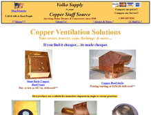 Tablet Screenshot of coppercaps.com
